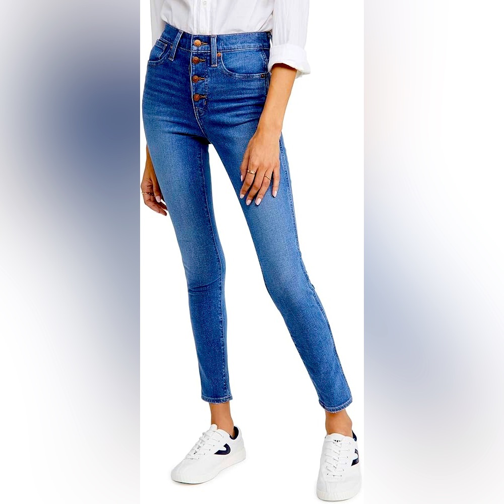 Madewell Women's 9" Mid-Rise Skinny Crop Jeans - Size 26 👖✨
